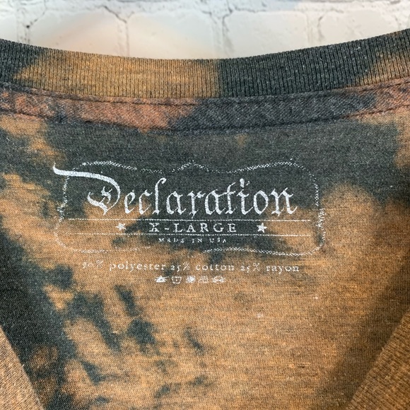 DECLARATION snake bleached shirt - Picture 2 of 3